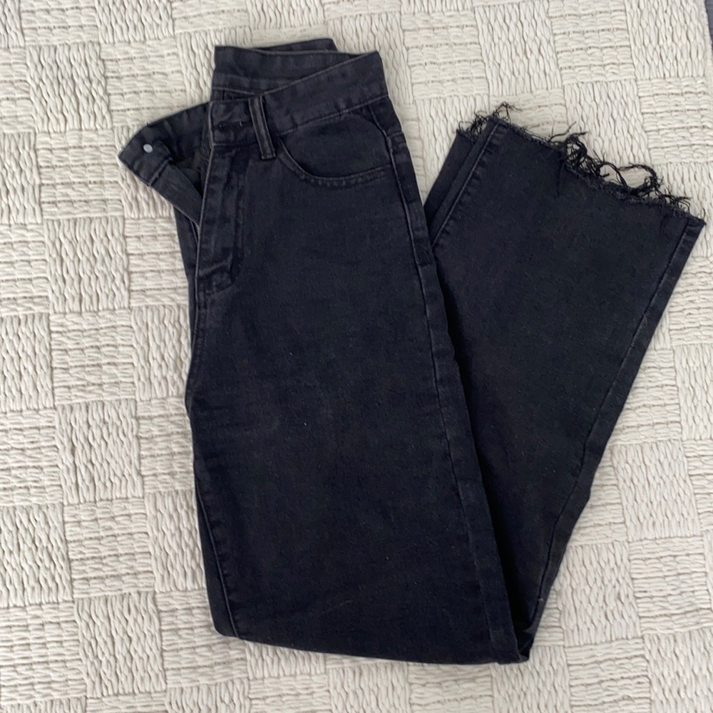 Black Wide Leg Jeans